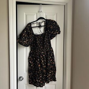 Floral Puff Sleeve Dress